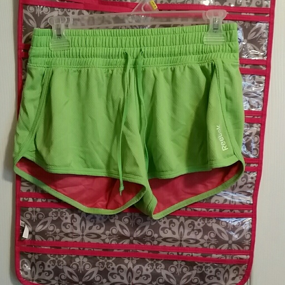 Watermelon Reebok athletic shorts