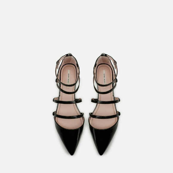 Zara Shoes - Brand New -ZARA FLATS w/ ANKLE STRAP