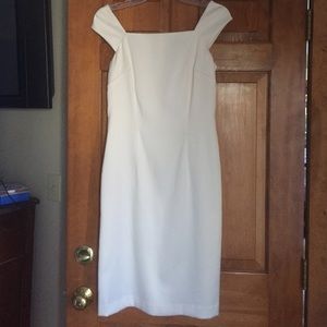 Metrostyle ivory colored dress.  Beautiful lines.