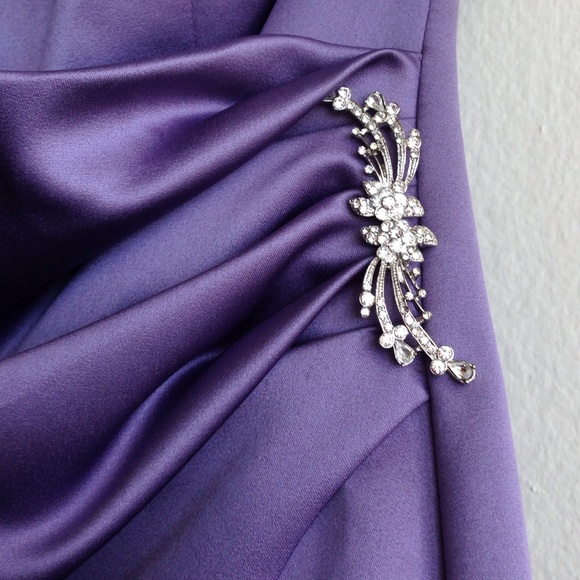 Lavender floor length formal dress - Picture 2 of 3