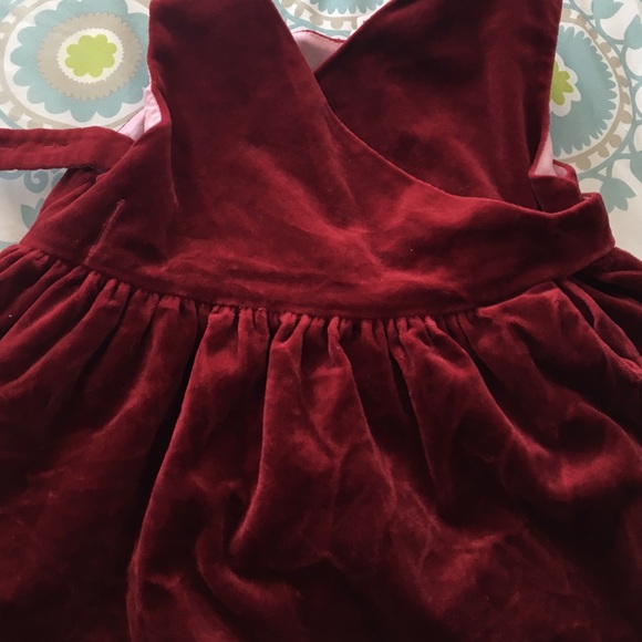 Gap size 3 little girls Ruby velvet dress