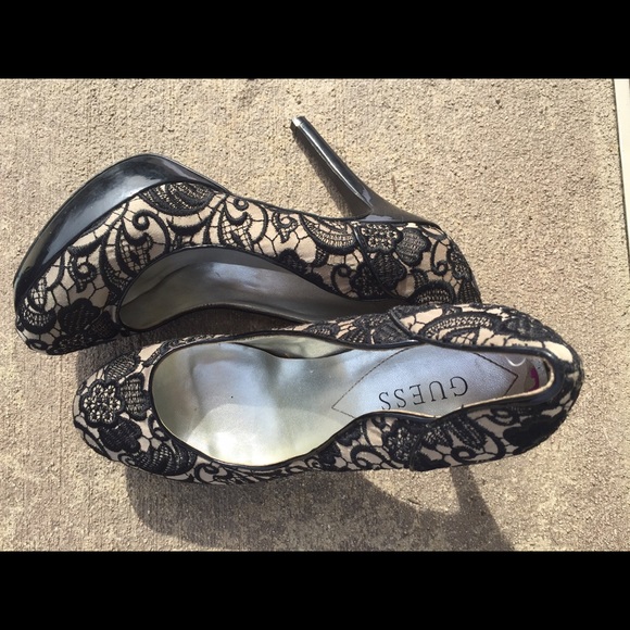 Guess platform heels