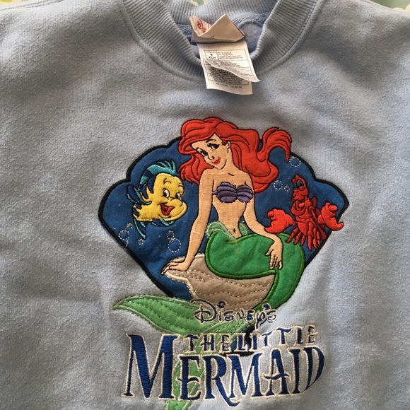 Disneys The Little Mermaid 4t girls sweat shirt