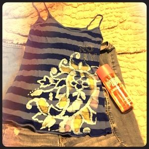 Roxy tank dark blue size small 🌷