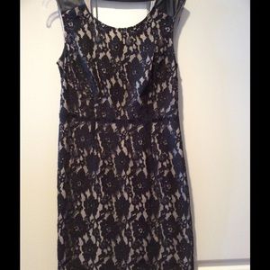 DKNY Black lace dress