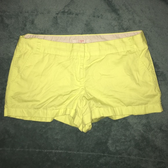 Cute Yellow Chino Shorts