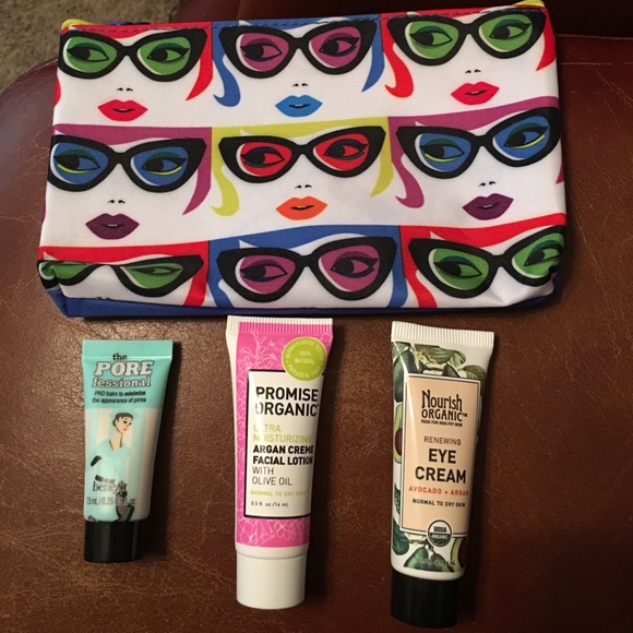 Lot of skincare products