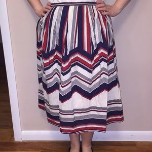 Red, White, and Blue Skirt Size XL