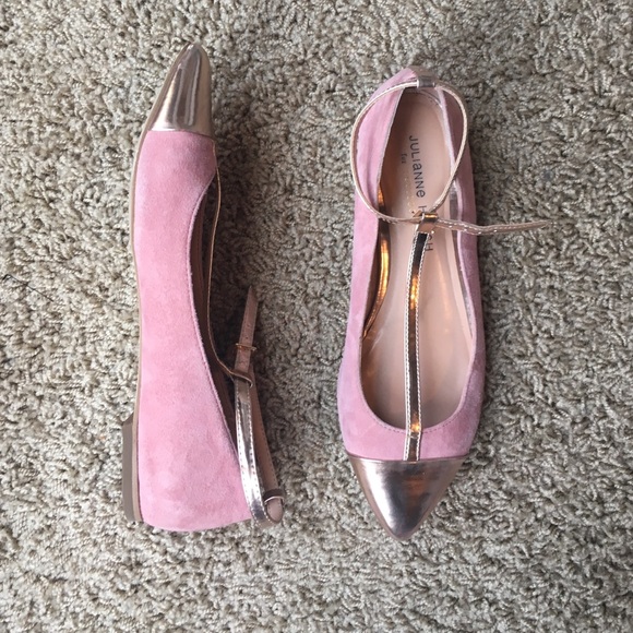 Julianne Hough for Sole Society light pink flats