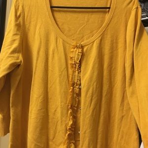 Gold with silver buttons