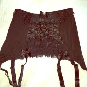 Victoria's Secret black garter belt