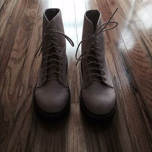 F21- Pink Combat Boots