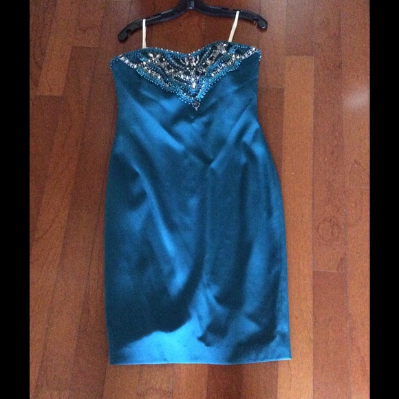 *REDUCTION*Marchesa Notte embellished silk dress