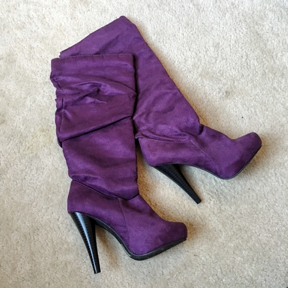 Michael Antonio Shoes - 🔻HOST PICK🔺 NWOT Michael Antonio Purple Boots