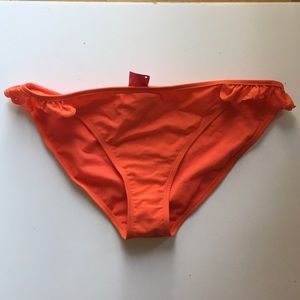 Orange Ruffle Bikini Bottom - Size XL - with tags!