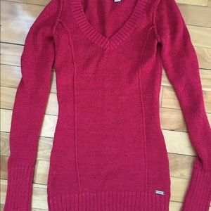 Guess red sweater