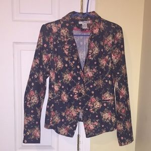 Floral print jacket