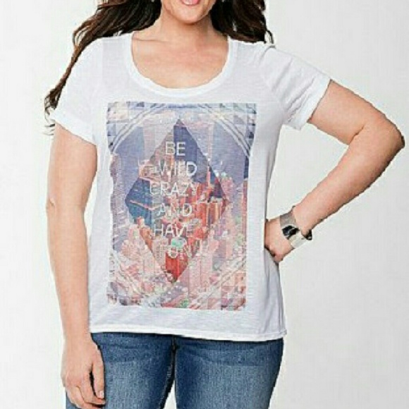 14/16W Lane Bryant  "Be Wild Have Fun" Tee