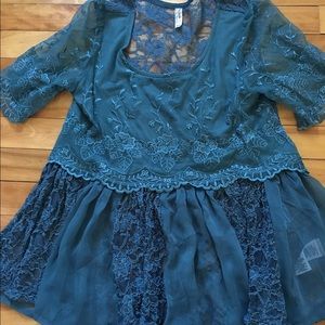 Free People peplum top