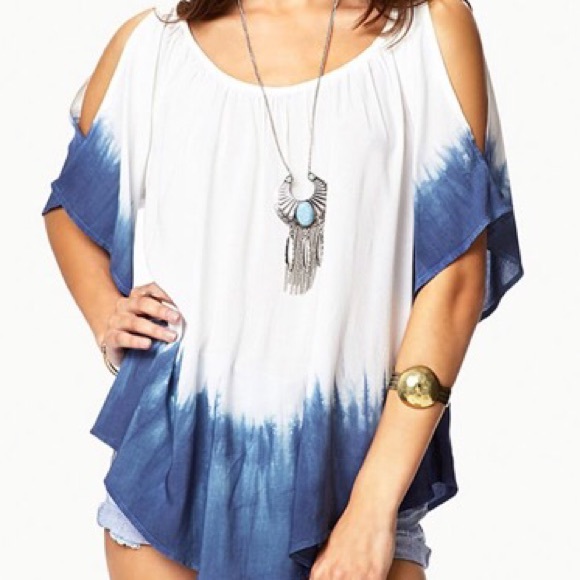Forever 21 Bohemian Dip-Dye Tunic