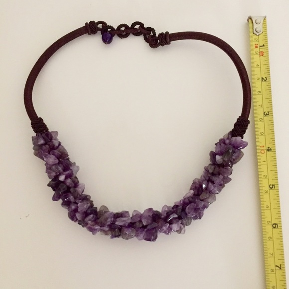 NEW! ๐ฎ Gorgeous amethyst twisted necklace! ๐ - Picture 6 of 6