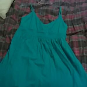 Green sundress.