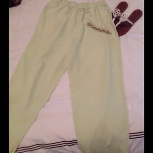 LIGHT WEIGHT LINEN ANKLE PANTS. PERFECT CONDITION