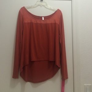 Xhilaration  Long sleeve shirt size XXL Rust
