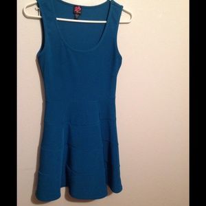 Turquoise bebe dress