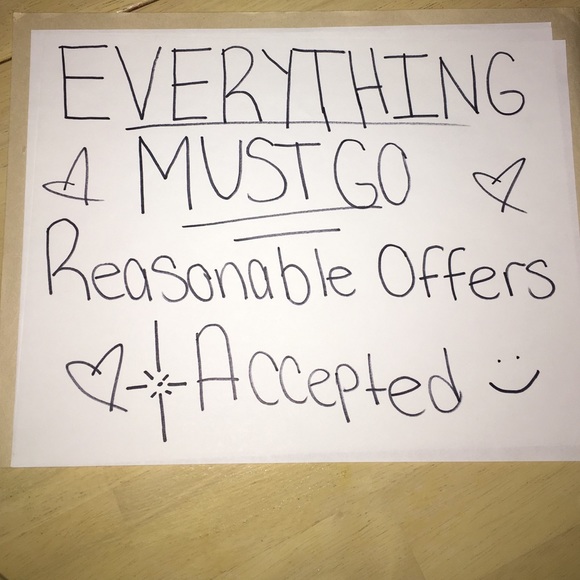 My closet REASONABLE OFFERS ACCEPTED