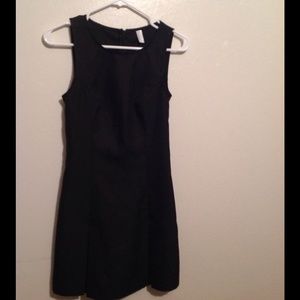 Simple black dress.