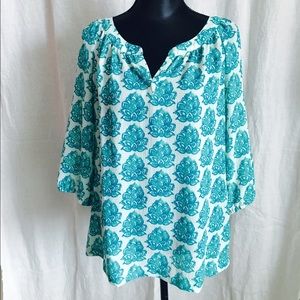 Lotus print tunic