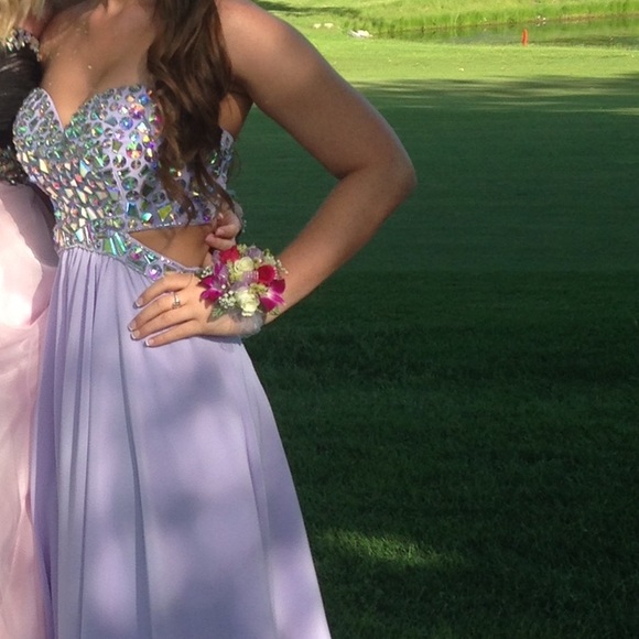 Lilac prom dress size 0/2!