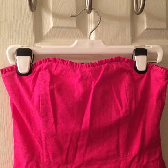 Lilly Pulitzer strapless pink dress - Picture 4 of 6