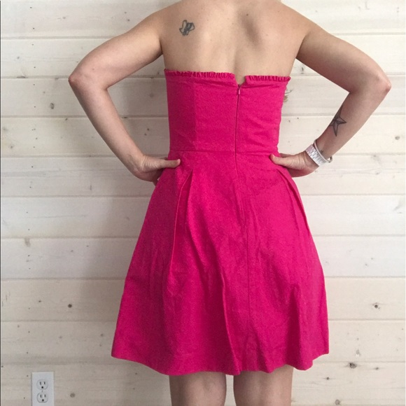 Lilly Pulitzer strapless pink dress - Picture 2 of 6
