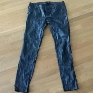 Vegan leather skinnies