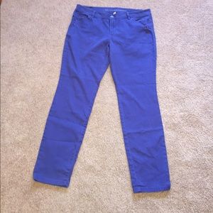 LC Lauren Conrad Cobalt Blue Jeans Size 16