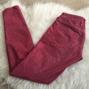 Red True Religion Shannon Cords