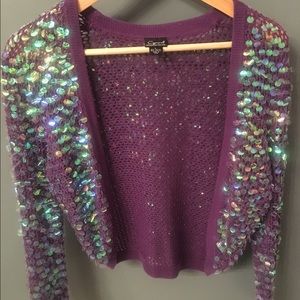 Fabulous sequined shrug!
