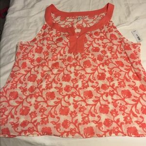 Pink Flower Old Navy Top