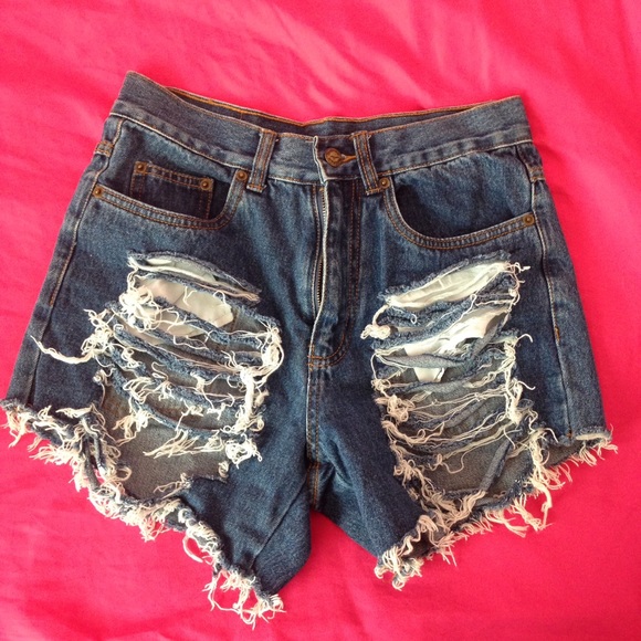 Cut Jean Shorts