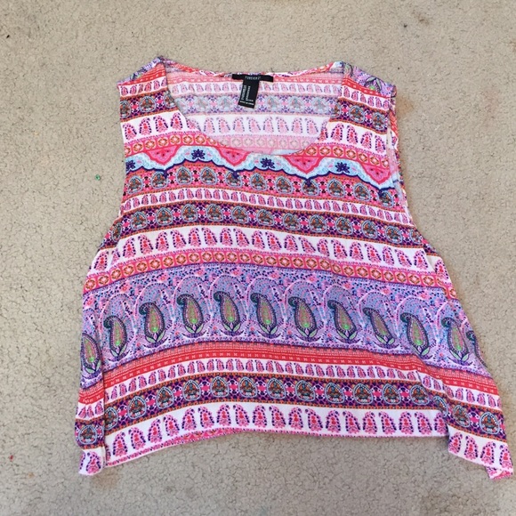 Paisley crop top