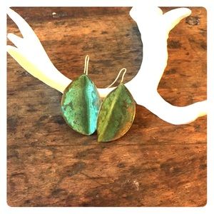 Beautiful Vintage Leaf Earrings