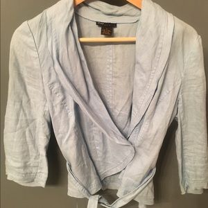 100% linen blouse