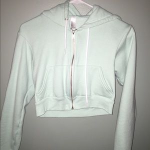 American apparel cropped hoodie
