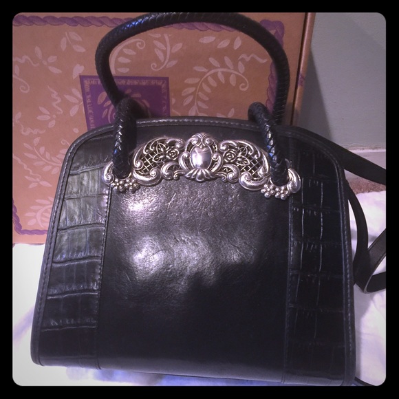 Brighton Chantilly black leather H1921 vintage