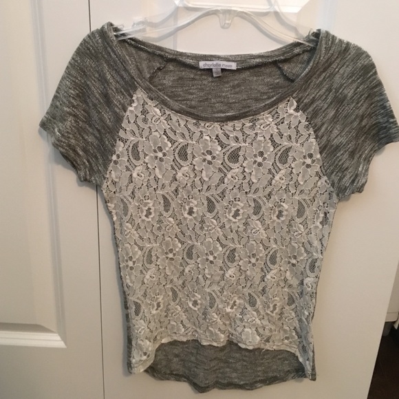 Lace Charlotte Russe Tee