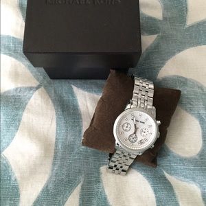 Michael Kors Silver Ritz Watch