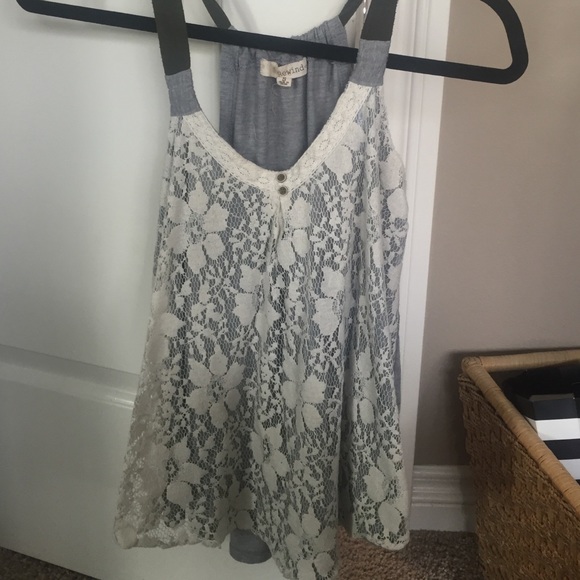 Flowy, lacy, tank