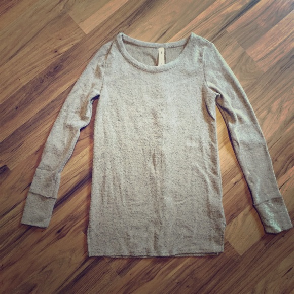 Cozy Fleece Button-back Tunic